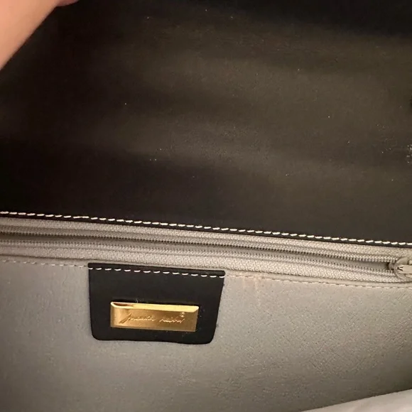 New vintage Judith Leiber large jaquered clutch fabric - Picture 10 of 12